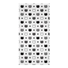 Kitten Head Paw Footprint Seamless Pattern 1 Shower Curtain 36  X 72  (stall)  by TastefulDesigns