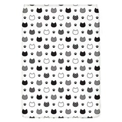 Kitten Head Paw Footprint Seamless Pattern 1 Removable Flap Cover (l) by TastefulDesigns