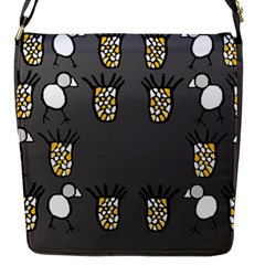 Cchpa Coloured Pineapple Flap Closure Messenger Bag (s)