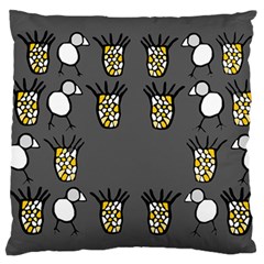 Cchpa Coloured Pineapple Large Flano Cushion Case (two Sides) by CHPALTD