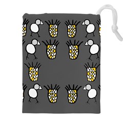 Cchpa Coloured Pineapple Drawstring Pouch (5xl) by CHPALTD