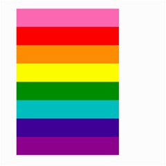 Original 8 Stripes Lgbt Pride Rainbow Flag Large Garden Flag (two Sides) by yoursparklingshop