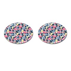 Beautiful Floral Pattern Cufflinks (oval) by TastefulDesigns