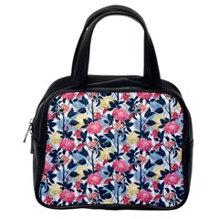 Beautiful Floral Pattern Classic Handbag (one Side) by TastefulDesigns