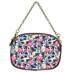 Beautiful Floral Pattern Chain Purse (one Side) by TastefulDesigns