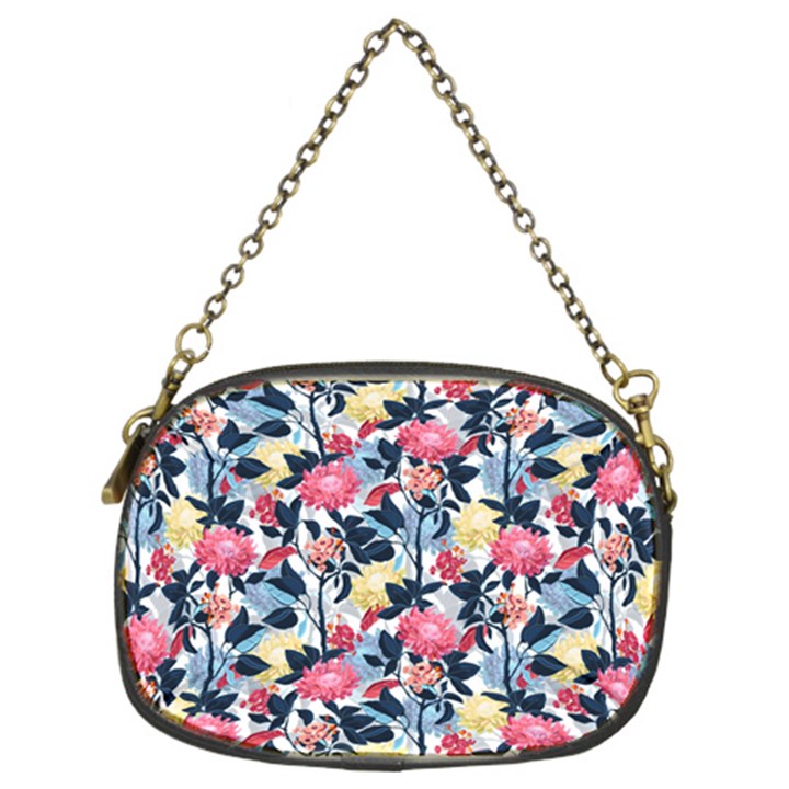 Beautiful floral pattern Chain Purse (Two Sides)