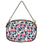 Beautiful floral pattern Chain Purse (Two Sides) Back