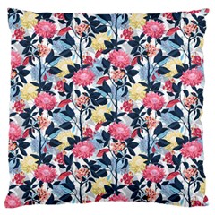 Beautiful Floral Pattern Large Cushion Case (two Sides) by TastefulDesigns