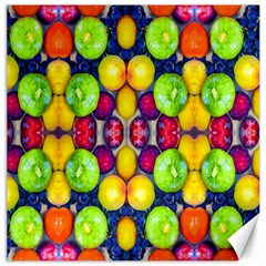 Fruits And Vegetables Pattern Canvas 20  X 20 