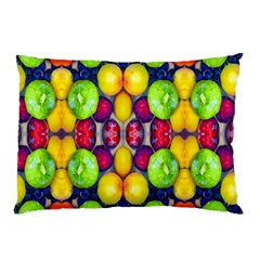 Fruits And Vegetables Pattern Pillow Case by dflcprintsclothing