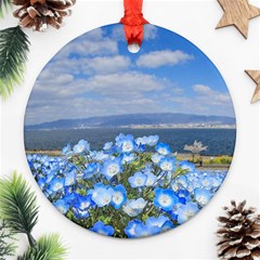 Floral Nature Ornament (round) by Sparkle