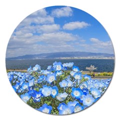 Floral Nature Magnet 5  (round) by Sparkle