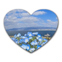 Floral Nature Heart Mousepads by Sparkle