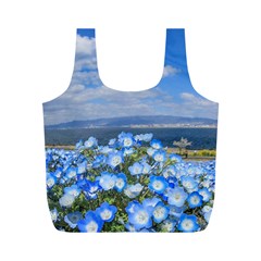 Floral Nature Full Print Recycle Bag (m) by Sparkle