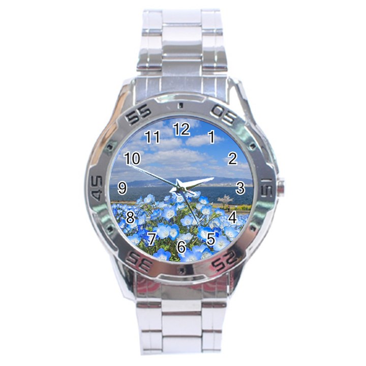 Floral Nature Stainless Steel Analogue Watch