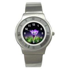 Flower Stainless Steel Watch by Sparkle