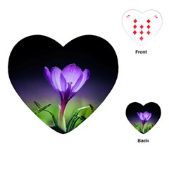 Flower Playing Cards Single Design (heart) by Sparkle