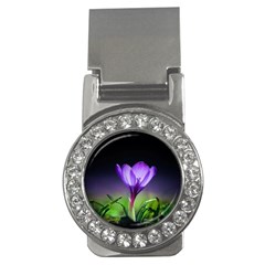 Floral Nature Money Clips (cz)  by Sparkle