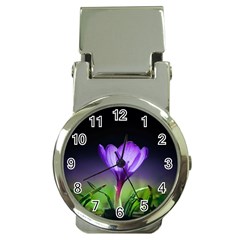 Floral Nature Money Clip Watches by Sparkle