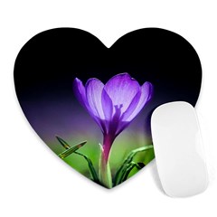 Floral Nature Heart Mousepads by Sparkle