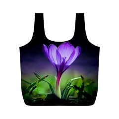 Floral Nature Full Print Recycle Bag (m) by Sparkle