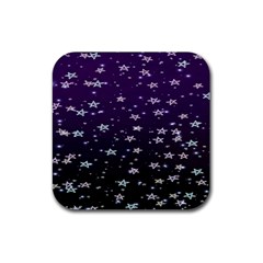 Stars Rubber Coaster (square)  by Sparkle