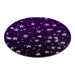 Stars Oval Magnet by Sparkle