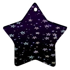 Stars Star Ornament (two Sides) by Sparkle