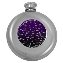 Stars Round Hip Flask (5 Oz)