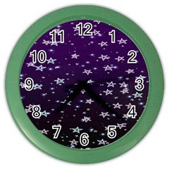 Stars Color Wall Clock