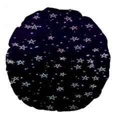 Stars Large 18  Premium Round Cushions