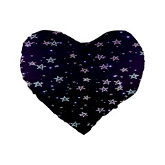 Stars Standard 16  Premium Heart Shape Cushions