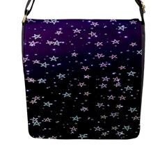 Stars Flap Closure Messenger Bag (l) by Sparkle