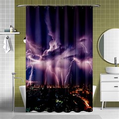 Spark Shower Curtain 48  X 72  (small)  by Sparkle