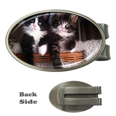 Cats Brothers Money Clips (oval)  by Sparkle