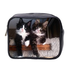 Cats Brothers Mini Toiletries Bag (two Sides) by Sparkle