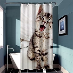 Laughing Kitten Shower Curtain 36  X 72  (stall)  by Sparkle