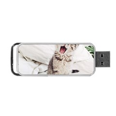 Laughing Kitten Portable Usb Flash (one Side) by Sparkle