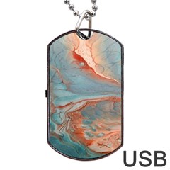 Colorful Dog Tag Usb Flash (one Side) by Sparkle