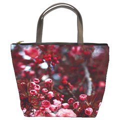 Red Floral Bucket Bag by Sparkle