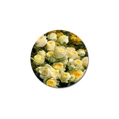 Yellow Roses Golf Ball Marker by Sparkle