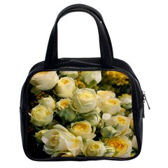 Yellow Roses Classic Handbag (two Sides) by Sparkle