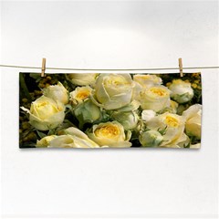 Yellow Roses Hand Towel by Sparkle