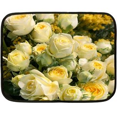 Yellow Roses Fleece Blanket (mini) by Sparkle