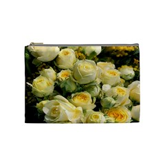 Yellow Roses Cosmetic Bag (medium) by Sparkle