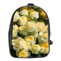 Yellow Roses School Bag (large) by Sparkle