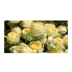 Yellow Roses Satin Wrap by Sparkle