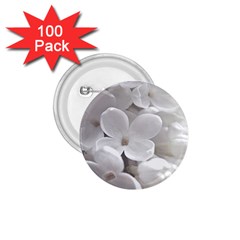 White Floral 1 75  Buttons (100 Pack)  by Sparkle