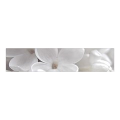 White Floral Velvet Scrunchie by Sparkle