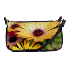 Yellow Flowers Shoulder Clutch Bag by Sparkle